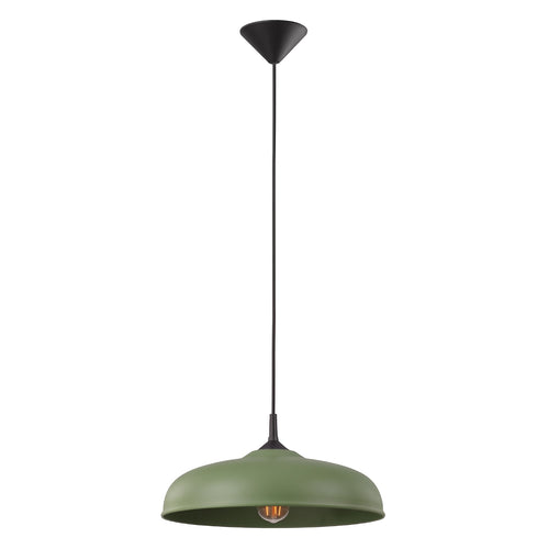 Sollux Lighting Hanglamp GINA olijfgroen - 38x38x74cm