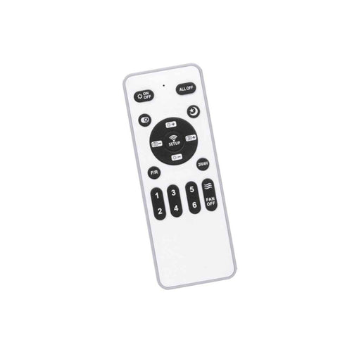 CristalRecord plafondventilator Bryan - 1 lichts - 92  x 38.5   cm - wit hout