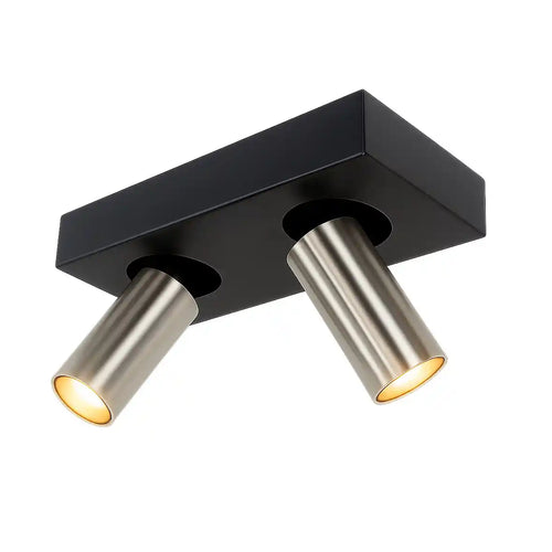 Highlight spot Eliano - 2 lichts - 24  x 12.5   cm - mat chroom - vtwonen shop