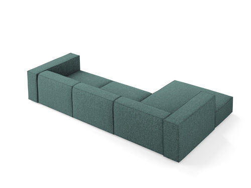 Cosmopolitan Design linker hoekbank Arendal 4-zits, chenille, olie - 166x284x70cm
