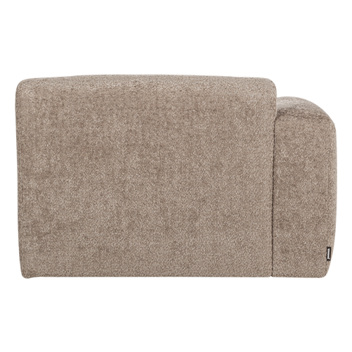 WOOOD chaise longue bank links Mojo Base - Wollig - D.zand - 74x112x162