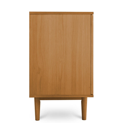 Furnhouse 3-deurs dressoir Kerteminde - Natuurlijk eikenhout - MDF, eikenfineer - 45x160x80