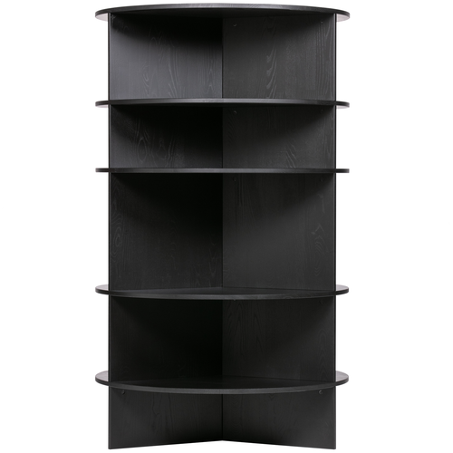 WOOOD tower rond Trian - Essen - Zwart - 168x100x100 - vtwonen shop