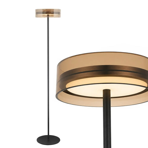Highlight vloerlamp Enzo - 1 lichts - 30  x 164.5   cm - zwart brons