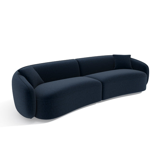 Sia Home - Bank CELINE - kruisbinding middernachtblauw 260cm