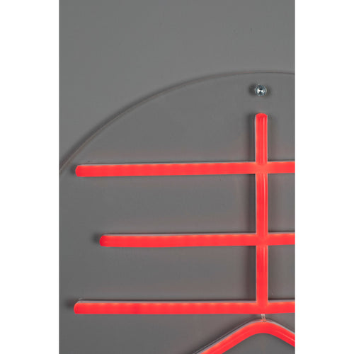Dutchbone Sya Spring Neon Wandlamp - Oranje