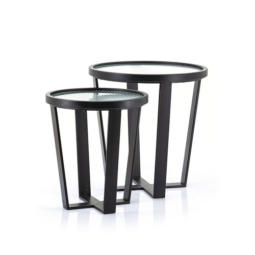 FurniLux Salontafel Loup Small Set Van 2 - 50x50x52cm - vtwonen shop