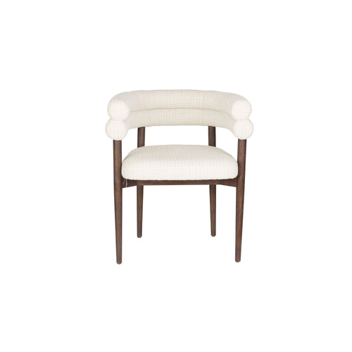 Dutchbone Sela Eetkamerstoel Off White - vtwonen shop