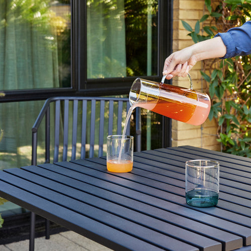 Hübsch kan Lemonade - glas - ø10xh25cm - vtwonen shop