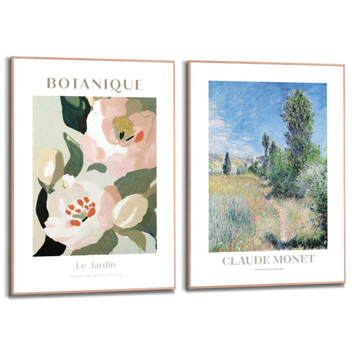 Reinders schilderijen set Monet tuin bundel - 70x50cm