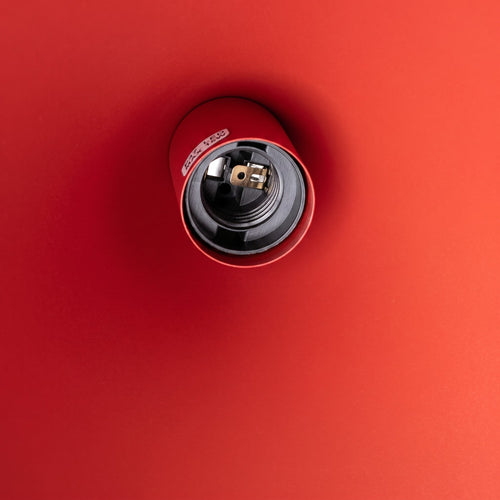 Sollux Lighting Hanglamp NOX 25 rood - 24,5x24,5x140cm