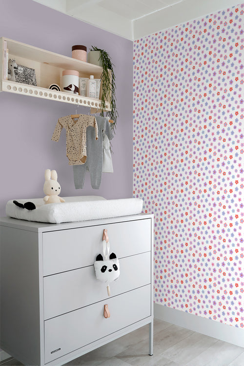 ESTAhome behang bloemetjes meerkleurig - 50 x 900 cm - 131571 - vtwonen shop