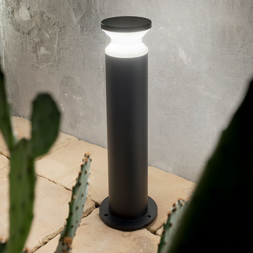 Ideal Lux Torre - 1 Lichte Bolderarmatuur Zwart IP44