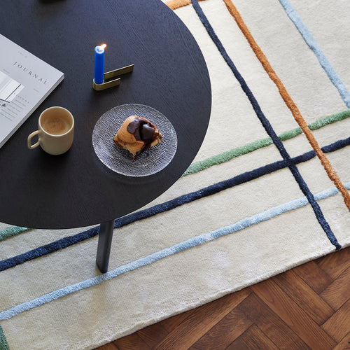 Hübsch bord Fuyu - glas - ø20xh2cm - vtwonen shop