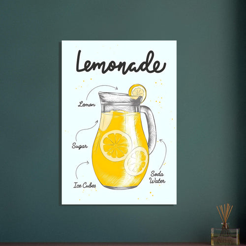 Artfulprints  Lemonade I – Illustratie   poster 30x40 cm
