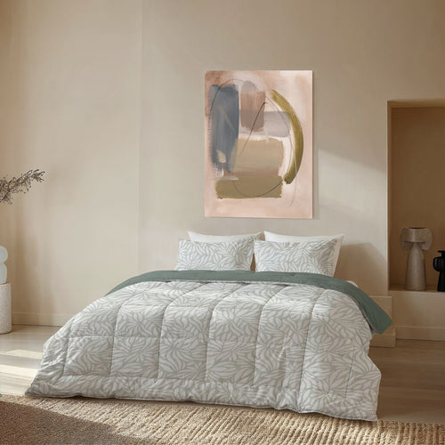 Byrklund - Dekbed zonder overtrek Clean Leaves - 200x200 cm - Groen
