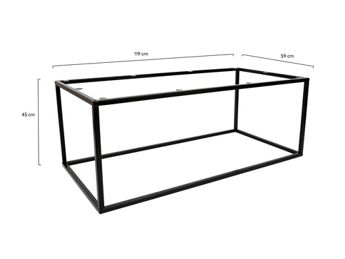 MaximaVida frame Chicago voor rechthoekige salontafel - maak zelf je salontafel 120 cm - vtwonen shop