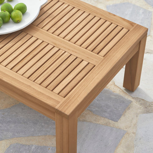 Tikamoon Loungetafel in massief teakhout Teo - Naturel