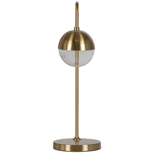 BePureHome tafellamp Globular - Metaal - Antique Brass - 59x27x20 - vtwonen shop