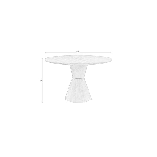 Zuiver Lotus Tafel - Beige - vtwonen shop