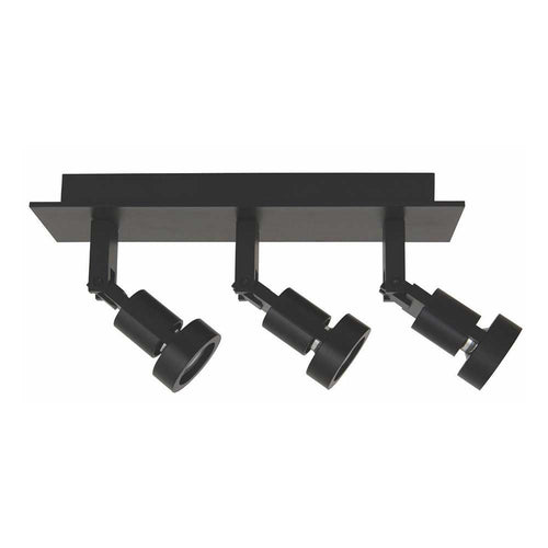 Artdelight Plafondlamp Tech 3L - Zwart