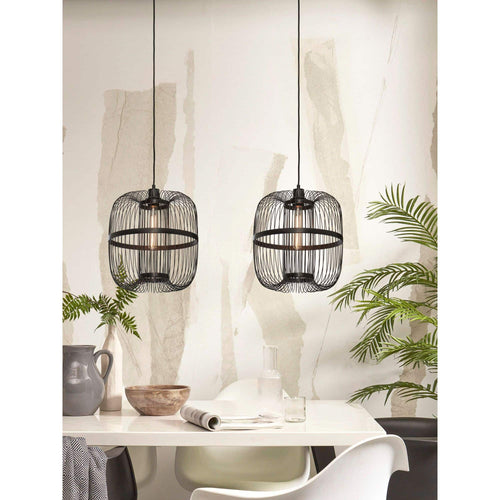 GOOD&MOJO hanglamp Hokkaido - zwart - Ø25cm - vtwonen shop