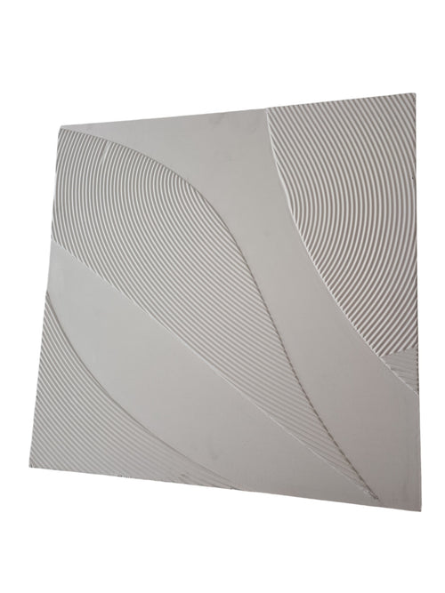 FurniLux Wanddeco Tazi klein Wit - 45x45x3 cm - vtwonen shop