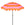 Mica Decorations Kantelbare Parasol met Streepprint - Stokparasol 238 x Ø195 cm - Tuin of Balkonparasol - Polyester, Staal - Roze, Oranje