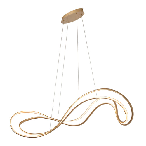 Lucide hanglamp SARDANA - Geïntegreerde LED - Mat Goud / Messing - vtwonen shop