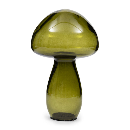 Rivièra Maison Mushroom Decoration green M - Glas - Groen - vtwonen shop