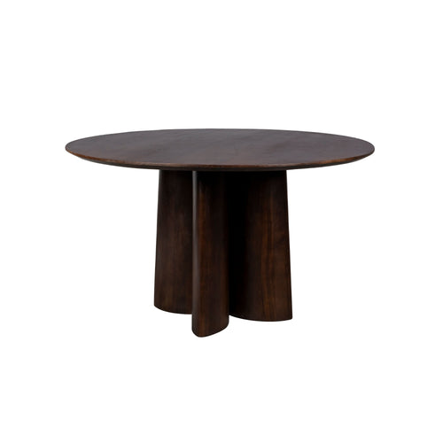 Housecraft Living Balder Eettafel Rond 130 cm Mango Hout - Bruin - vtwonen shop