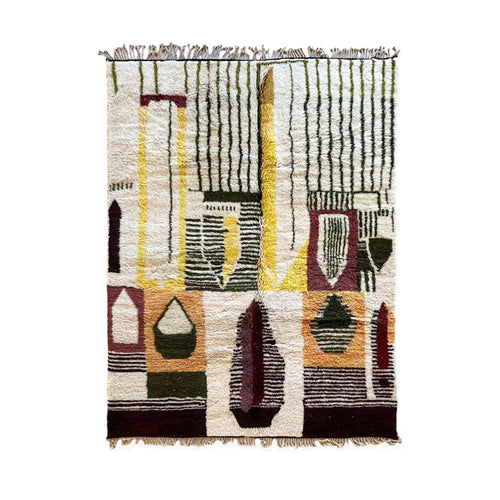 AFK Living vloerkleed Berber - handgemaakt - Wol - 200 x 300 cm