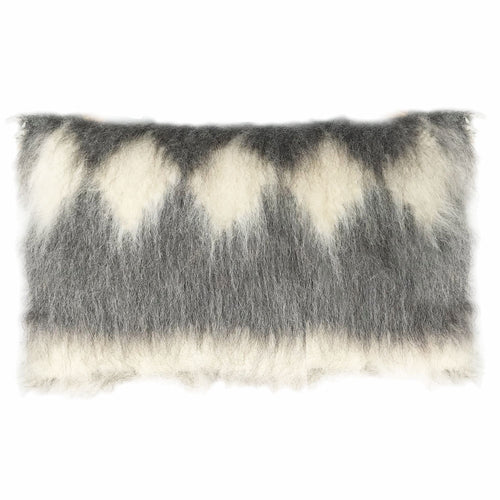 Malagoon kussen Diamond - grijs - 40x70cm 100% wol