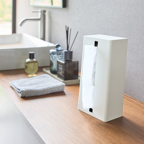 Yamazaki Vertical Tissuebox - Tower - Wit - vtwonen shop