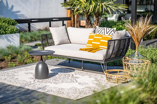 Melissa divanbed - carbon black - rope lava black -  valley sand - vtwonen shop