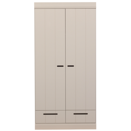 WOOOD 2 deurs kledingkast Connect - Grenen - Dust - 195x94x53 - vtwonen shop