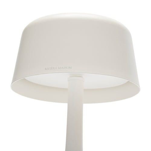 Rivièra Maison RM Bellagio LED Table Lamp white - IJzer - Wit - vtwonen shop