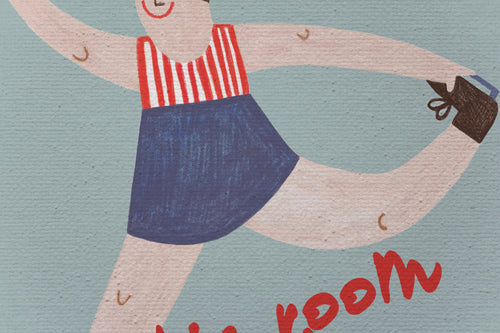 Canvas 60x40 Afdruk Dansen