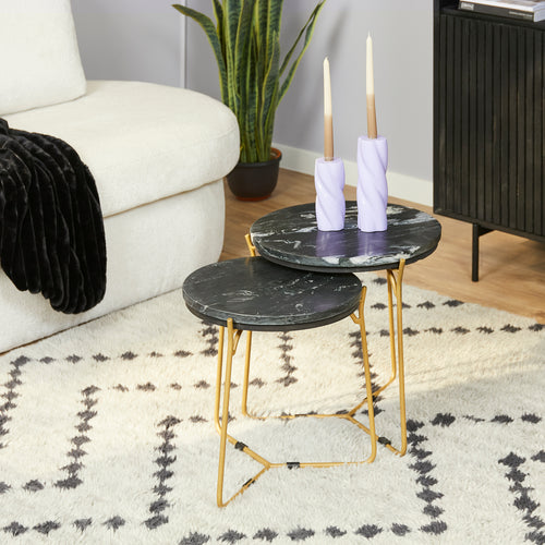 Starfurn  salontafel Caly - zwart - 45x45x45cm
