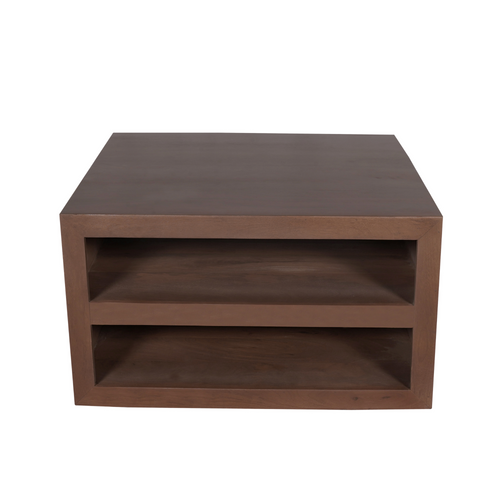 Starfurn  salontafel Brussel - bruin - 80x80x40cm - vtwonen shop