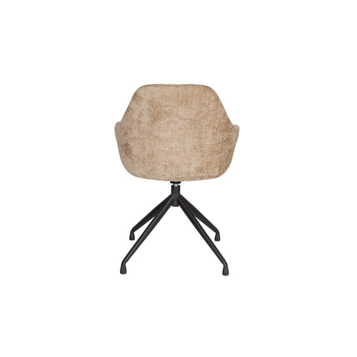 Housecraft Living Wiz Eetkamerstoelen Draaibaar Bruin - Set van 2