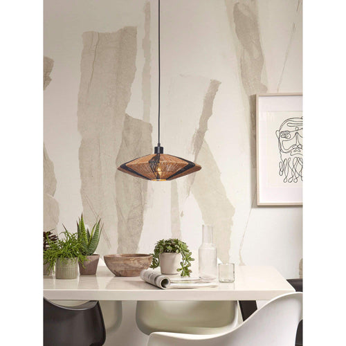 GOOD&MOJO hanglamp Iguazu - bruin - Ø40cm - vtwonen shop