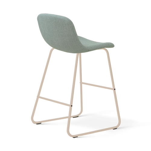 Nolon Nino-Mats barkruk saliegroen - beige onderstel - 65 cm