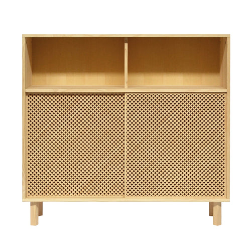 Naan Furniture Dressoir Cadaqués - Natuurlijk gelakt massief grenen  - 120 cm - vtwonen shop