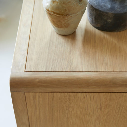 Tikamoon Ladekast van massief eikenhout en rotan - Naturel - vtwonen shop