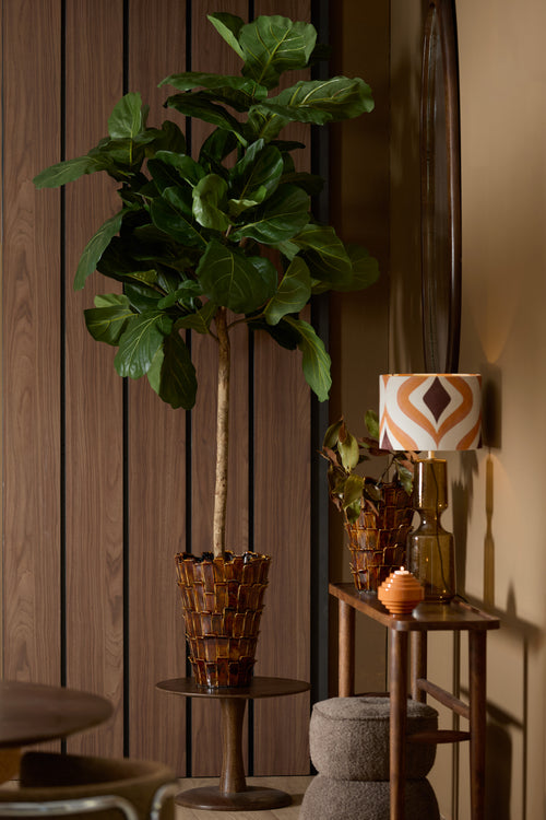 Light & Living vaas BANYA - Ø33x43cm - bruin - vtwonen shop