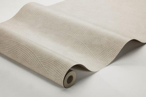 Borastapeter behang geweven structuur beige - 53 cm x 10.05 m - 660342 - vtwonen shop