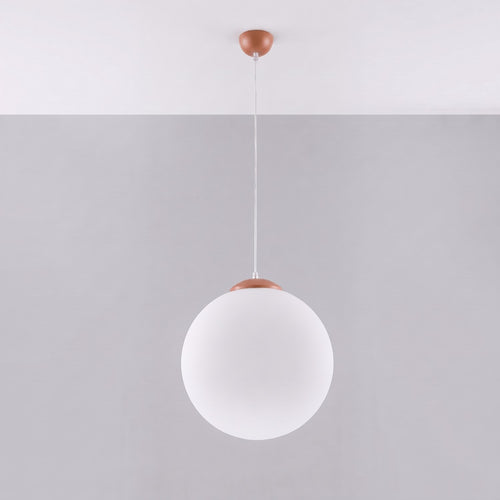 Sollux Lighting Hanglamp UGO 40 rode oker - 40x40x130cm