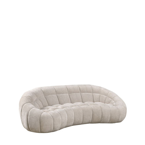 LABEL51 3-Zits Bank Cloud - Naturel Bouclé - 238x115x75cm - vtwonen shop