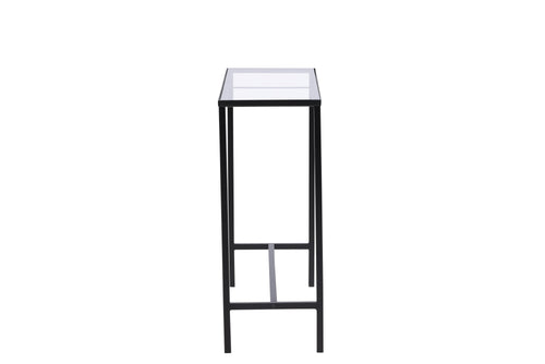 Rebellenclub Sidetable Toa - 100 x 30 cm - Zwart met Glas - vtwonen shop